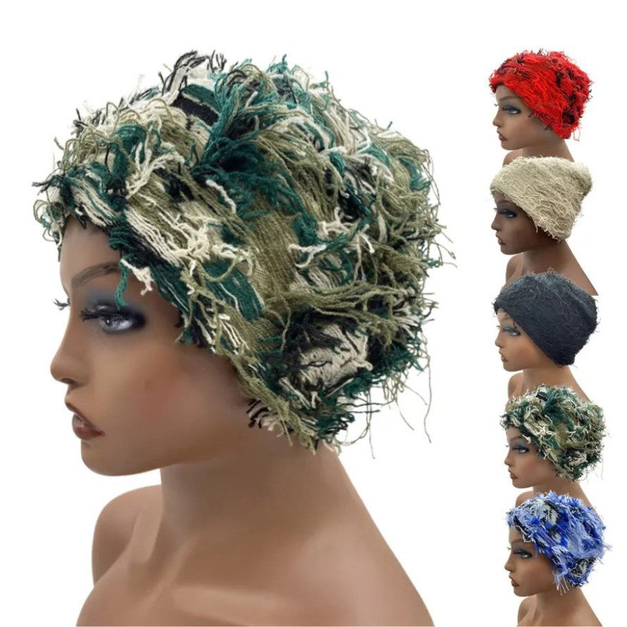 Unisex Ear Protection & Windproof Balaclava Cap - Solid Raw Decor