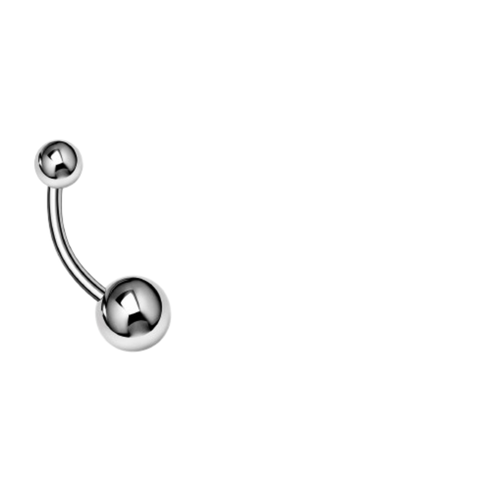 316L Stainless Steel Navel Ring Men's Body Piercing Jewelry