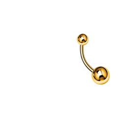 316L Stainless Steel Navel Ring Men's Body Piercing Jewelry