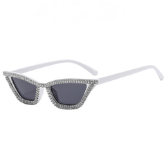 Cat Eye Sunglasses Vintage Style Rhinestone Summer Shades UV400