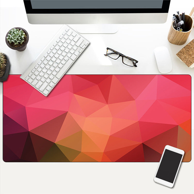 Gray Gradient Game Mouse Pad Large with Lock Frame