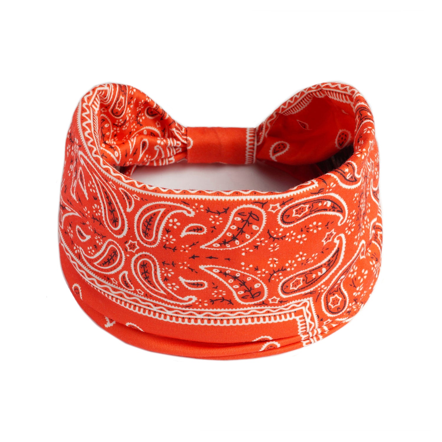 Boho Paisley Pattern Hair Band Elastic Sports Sweatband