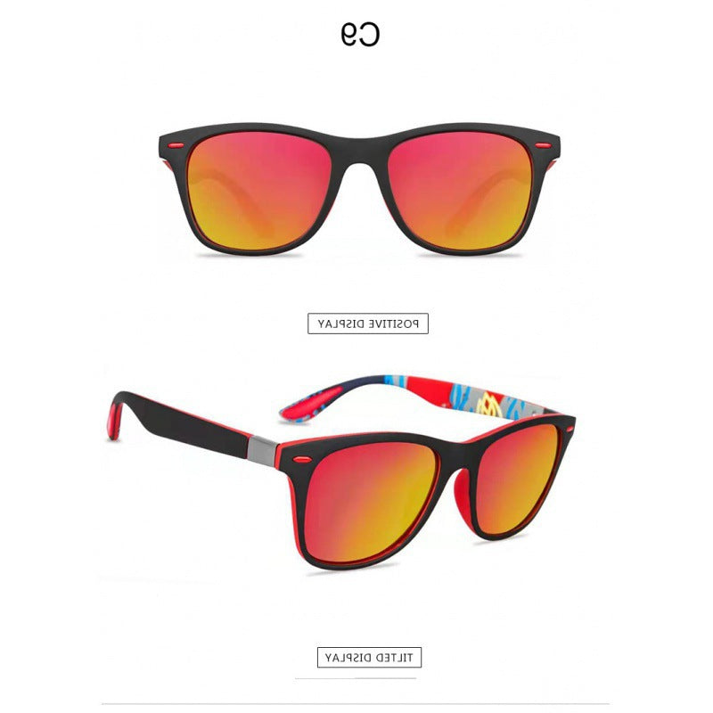 Men's Sports Sunglasses Polarized Outdoor Driving Lens Glasses Box
