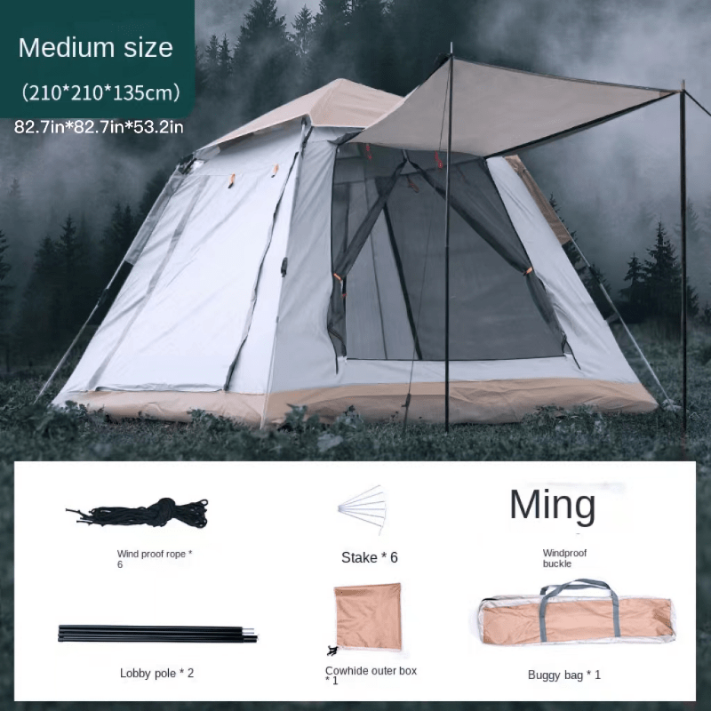 Automatic Tent 2-4 Person Sun Protection Outdoor Camping