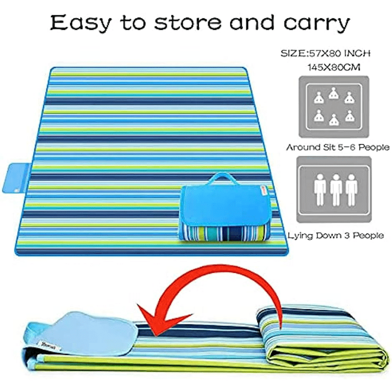 Large Sandproof Waterproof Foldable Picnic Beach Mat