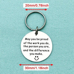 Coworker Leaving Employee Appreciation Keychain