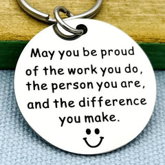Coworker Leaving Employee Appreciation Keychain