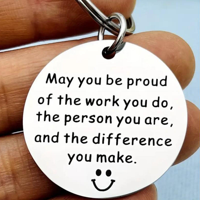 Coworker Leaving Employee Appreciation Keychain