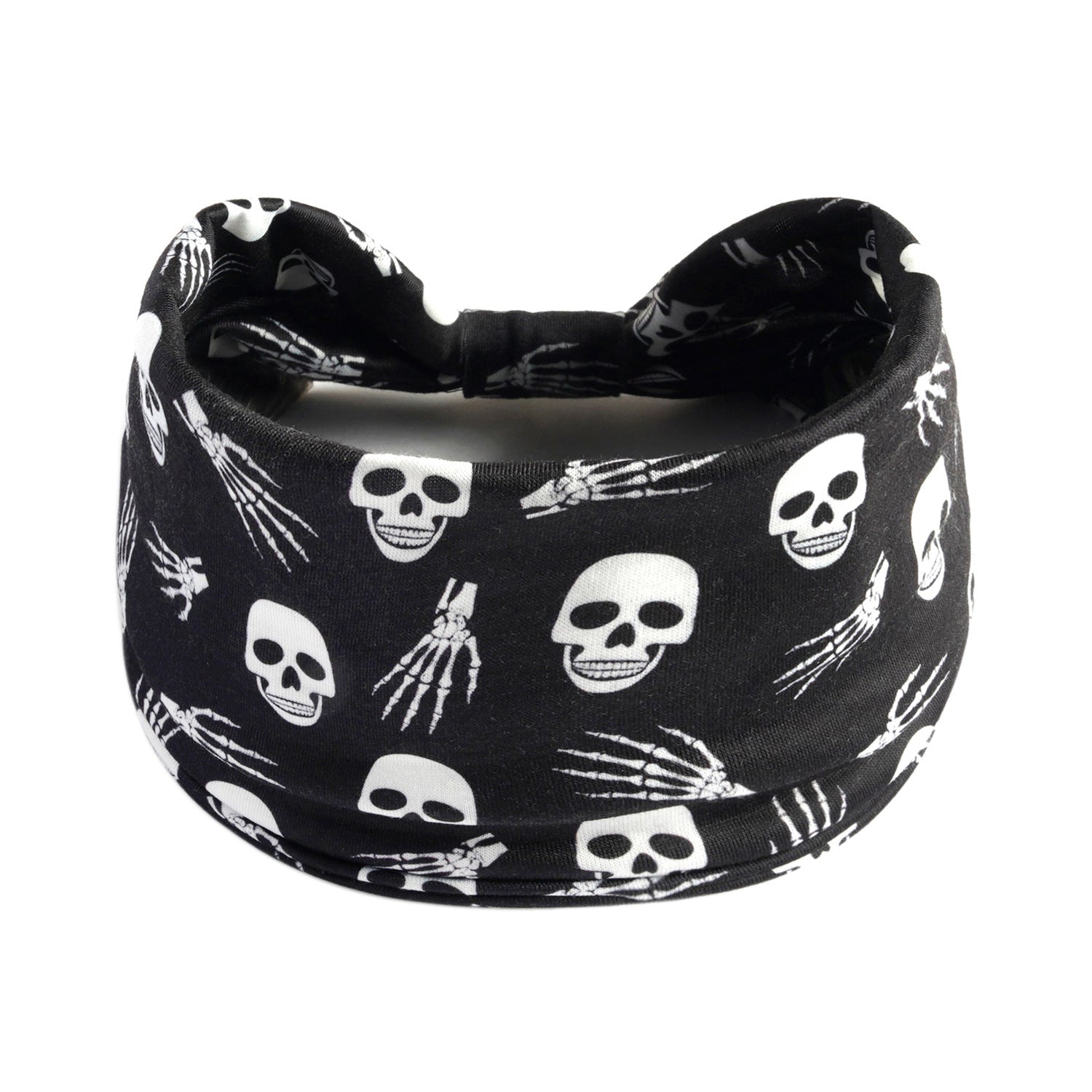 Halloween Knotted Headband Ghost Pumpkin Skull Pattern Hair Band