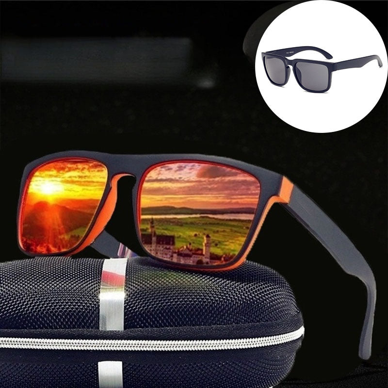 Men's Square Frame Sunglasses UV Protection