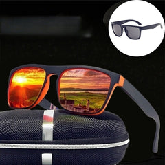 Men's Square Frame Sunglasses UV Protection