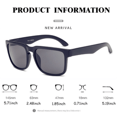 Men's Square Frame Sunglasses UV Protection