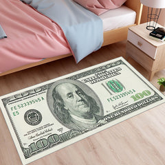 Dollar Money Pattern Carpets Bedroom Decor Bedside Carpet Kitchen Floor Mat