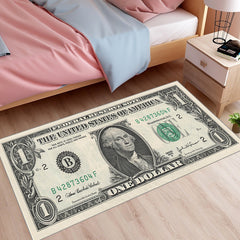 Dollar Money Pattern Carpets Bedroom Decor Bedside Carpet Kitchen Floor Mat