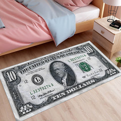 Dollar Money Pattern Carpets Bedroom Decor Bedside Carpet Kitchen Floor Mat