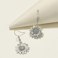 Vintage 3D Sunflower Daisy Earrings Gift For Women
