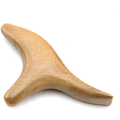 Thai Reflexology Massage Tool Wooden Wing Shape Spa Therapy Random