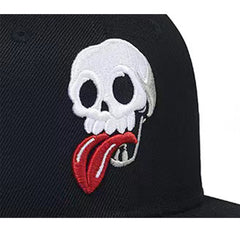 Unisex Skull Embroidery Baseball Cap Sunshade