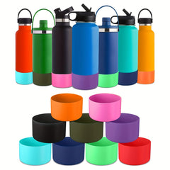 Silicone Cup Bottom Sleeve Anti Slip Cover For 12-40 Oz Vacuum Cups & Bottles