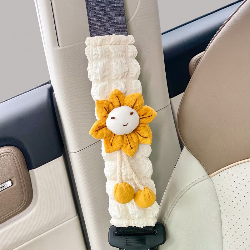 Sunflower Car Seat Belt Shoulder Pad Anti Strangulation Protector