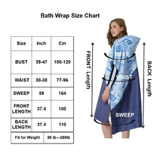 Quick Drying Hooded Beach Towel for Adults