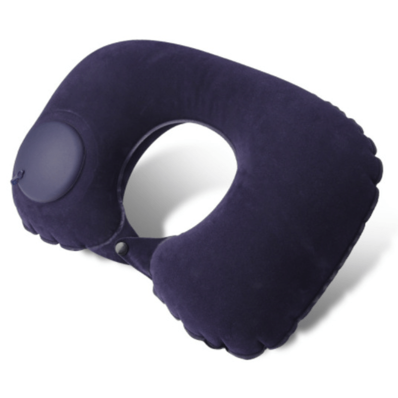 Inflatable U-Shape Neck Pillow Automatic Cervical Support
