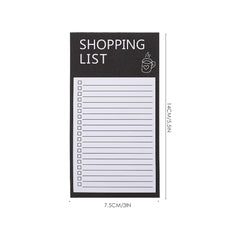 100pcs Grocery List Planner Notepad Magnetic Sticky Notes
