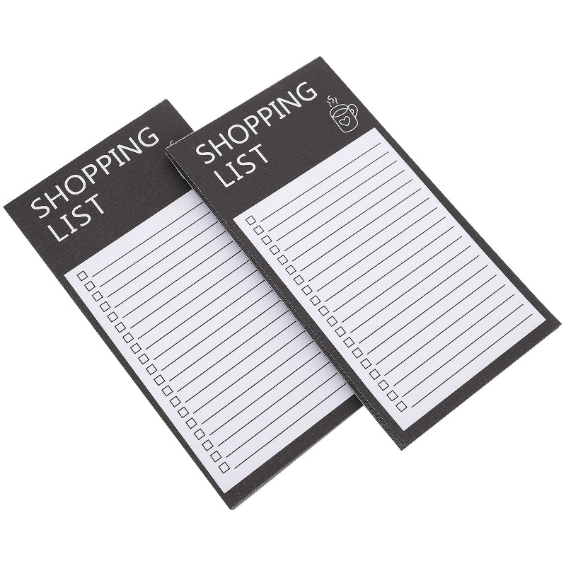 100pcs Grocery List Planner Notepad Magnetic Sticky Notes