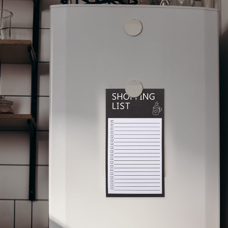100pcs Grocery List Planner Notepad Magnetic Sticky Notes