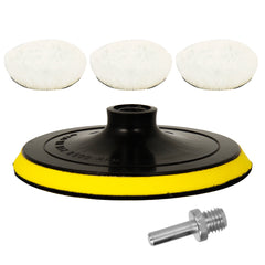 5pcs Car Polishing Pads Set 15 24 Cm Wool Buffing Pads Kit