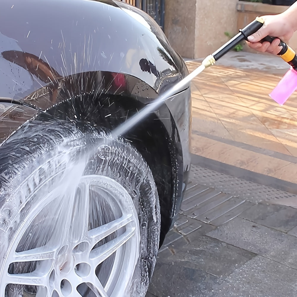 Portable High Pressure Water Hose Nozzle Spray - Adjustable Garden Hose Nozzle