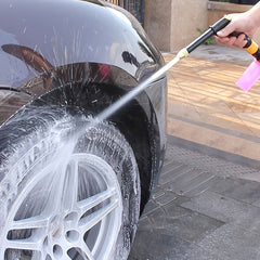Portable High Pressure Water Hose Nozzle Spray - Adjustable Garden Hose Nozzle