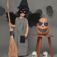 Halloween Children Party Bat Wing Mask Set Cosplay Props