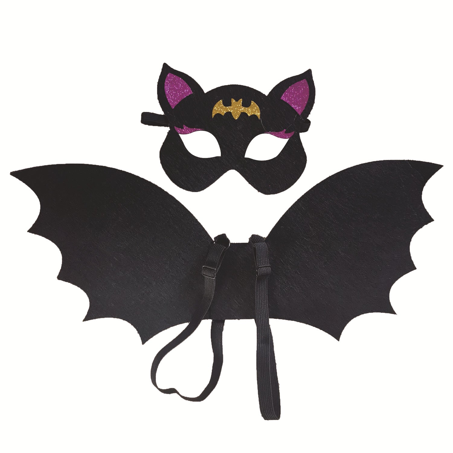 Halloween Children Party Bat Wing Mask Set Cosplay Props