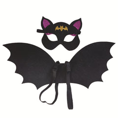 Halloween Children Party Bat Wing Mask Set Cosplay Props