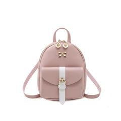 Sweet Bow Girls Children's Backpack PU Leather Bag