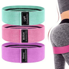 Non Slip Elastic Squat Resistance Band Yoga Stretch Belt For Hip Thigh Training