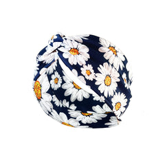 Boho Printed Headband Knotted Hair Wrap Sweat Absorbing Elastic Hair Scarf