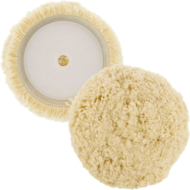 17 Wool Hook & Loop Buffing Pad for Automotive Marine Epoxies