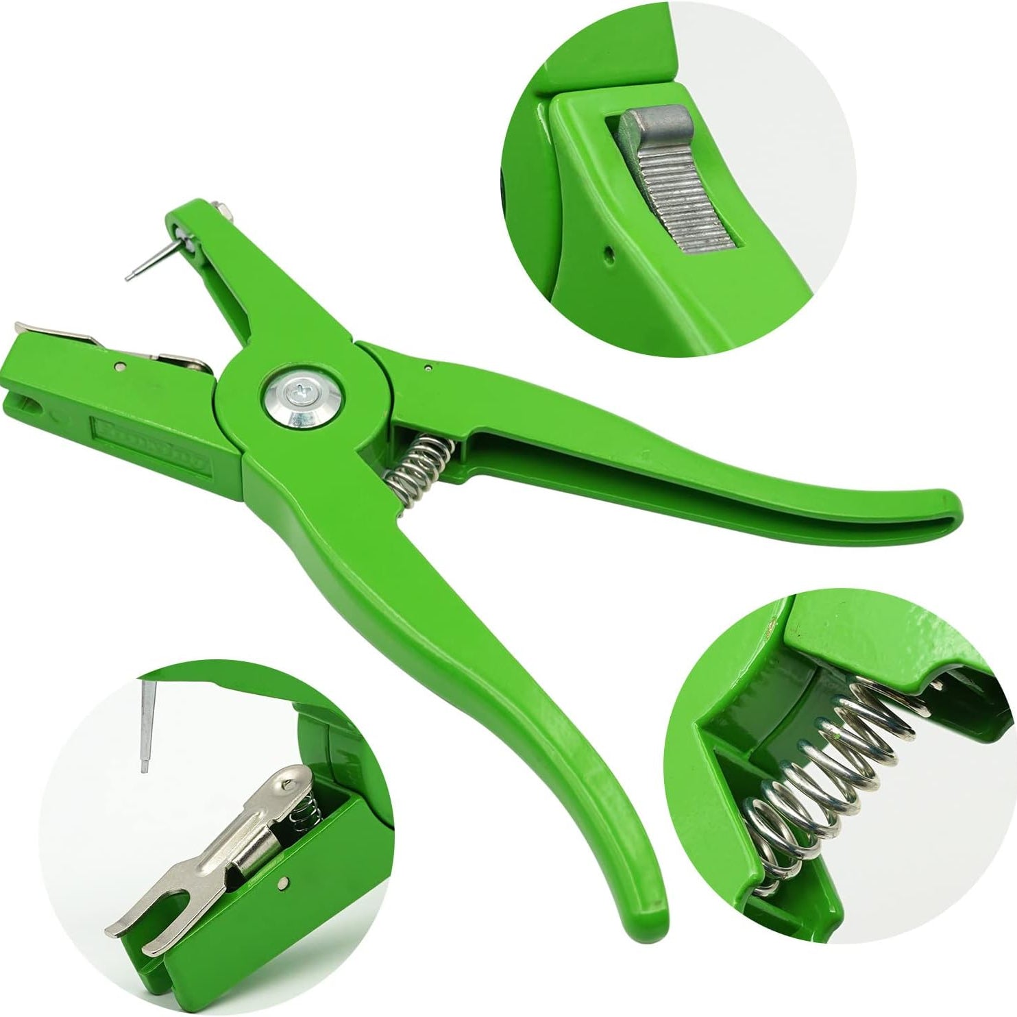 Livestock Ear Tag Pliers for Cattle Pig Goat Sheep Lamb Green