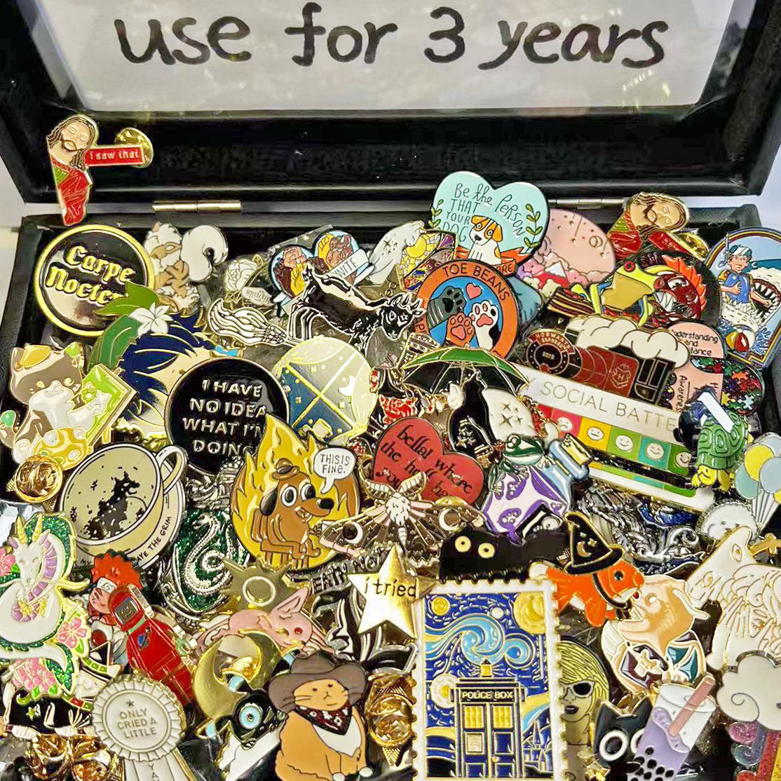 Delicate Soft Enamel Pins For Men - 4PCS 6PCS 12PCS