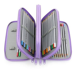 Canvas Colored Pencil Bag Stationery Storage School Supplies