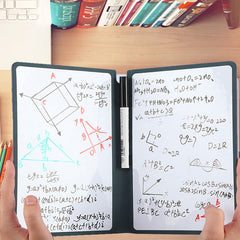 A5 Leather Whiteboard Notebook Notepad Erasable Handwriting Board