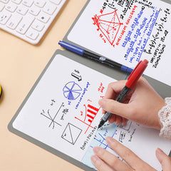 A5 Leather Whiteboard Notebook Notepad Erasable Handwriting Board