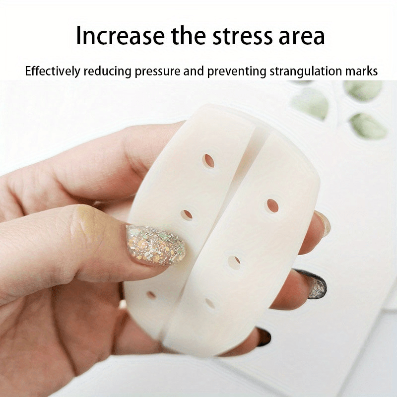 Invisible Silicone Shoulder Pads Soft Non slip Self adhesive Bra Strap Cushions