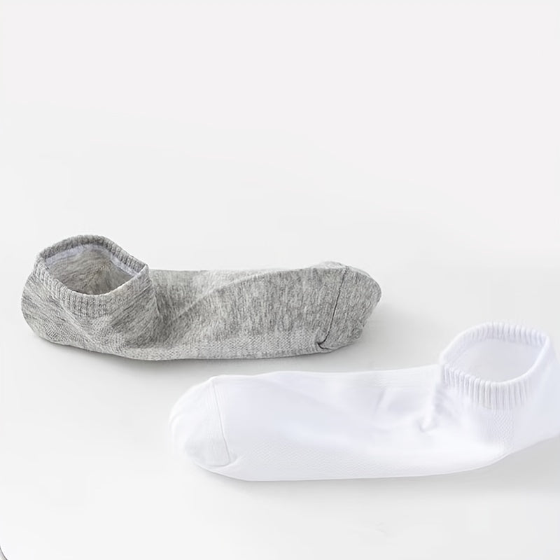 5pairs Boys Kids Thin Breathable Odor Resistant Sports Socks