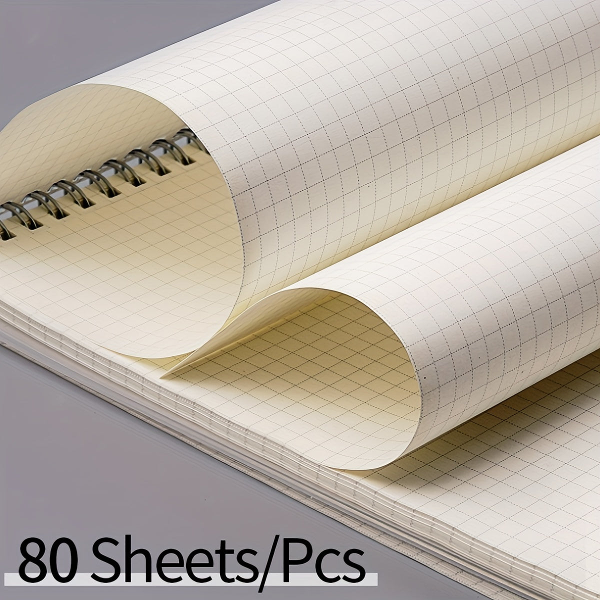 Coil Notebook A5 B5 Ring Spiral Grid Lined Looseleaf Notepad