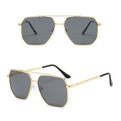 Polarized Aviator Sunglasses Night Driving Vintage Clam Mirro