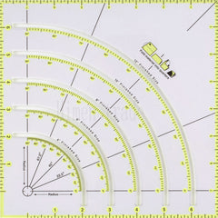 8 Inch Non Slip Circle Cutter for Folding Material Into Quarters