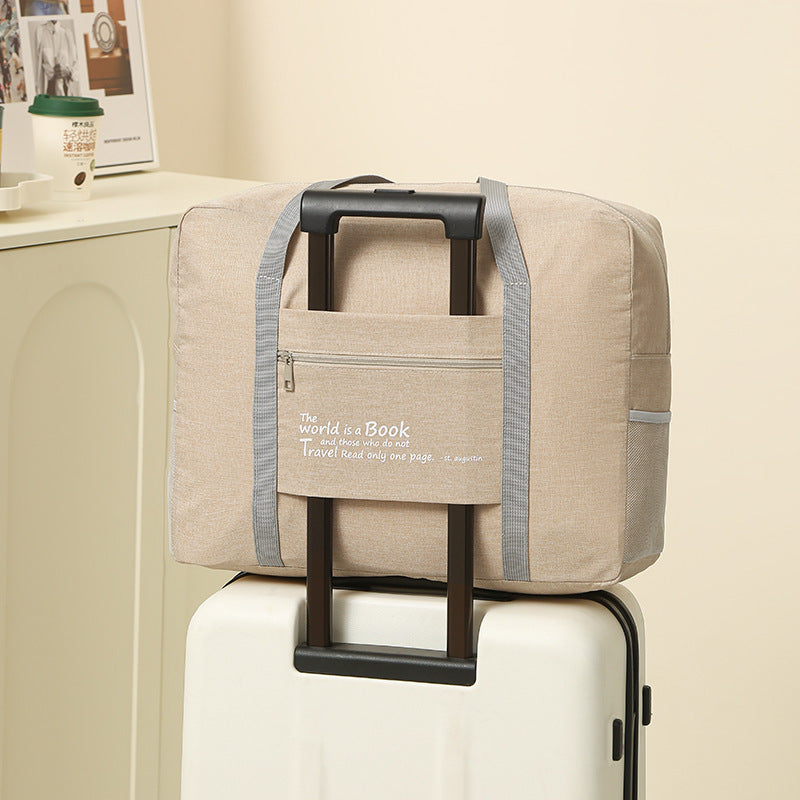 Large Capacity Gym Duffle Bag Foldable Weekend Travel Bag